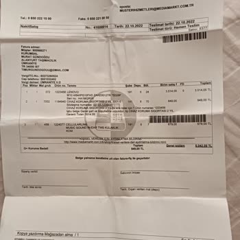 Media Markt Lenovo Marka Cihaz