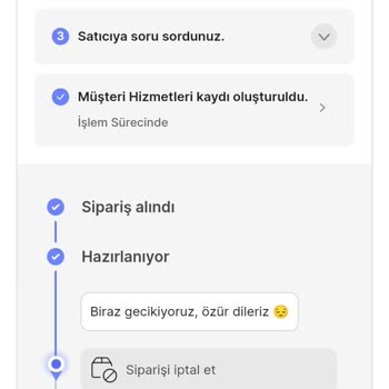 Hepsiburada Ürünün Kargoya Verilmemesi