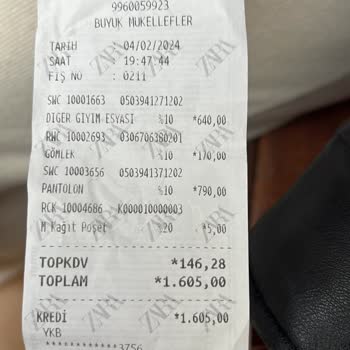 Zara Para Mı İade İstiyorum