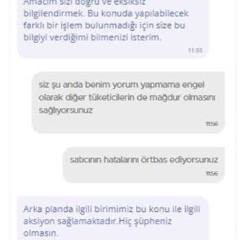 N11 Haksız Olan Satıcısını Koruyor Ve Müşterisini Mağdur Ediyor.