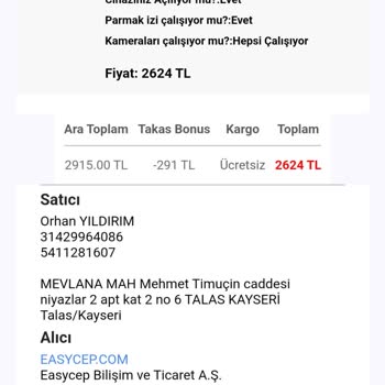 EasyCep Telefonum Kayboldu, Cevapsız Sorular!