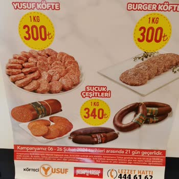 Köfteci Yusuf Afis Te Ayrı Fiyat Kasada Ayrı Fiyat