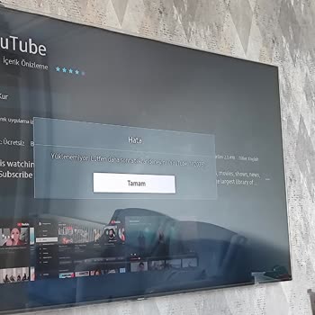 Samsung Smart TV Uygulama Yüklenememe Sorunu