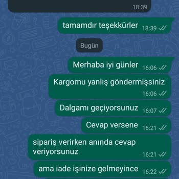 Scatti Fotoğraftaki Ürün İle Gelen Ürün Aynı Değil