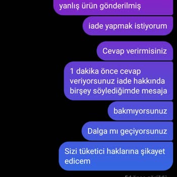 Scatti Fotoğraftaki Ürün İle Gelen Ürün Aynı Değil