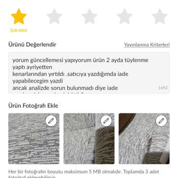 Trendyol Koltuk Kılıfı Hayal Kırıklığı
