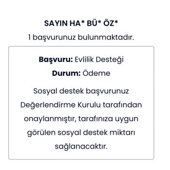 İBB - İstanbul Büyükşehir Belediyesi Evlilik Desteği Ödemesi
