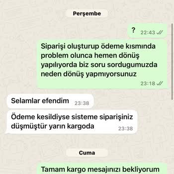 BygWear Bgy Wear Siparişim Gönderilmedi