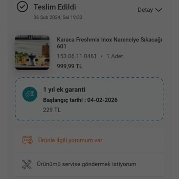 Karaca Züccaciye Aldığım Ürünü İade Edemiyorum