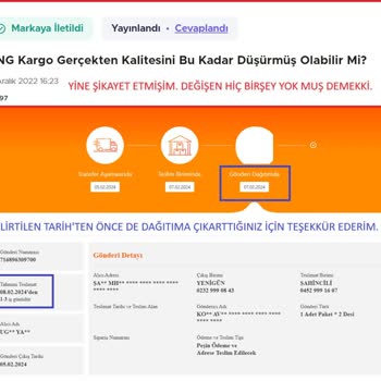 MNG Kargo Teslimatı Baş Ağrıttı: Zaman ve Sabır Sınavı