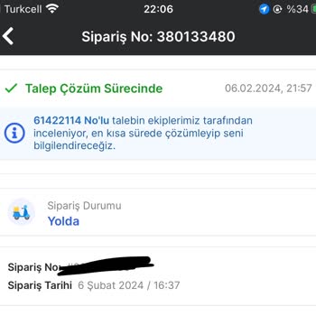Macro Center 17 Saat Yolda Gözüken Sipariş :)