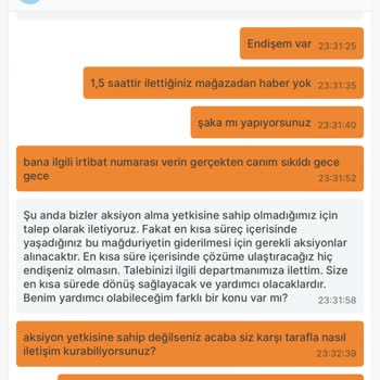 Macro Center 17 Saat Yolda Gözüken Sipariş :)