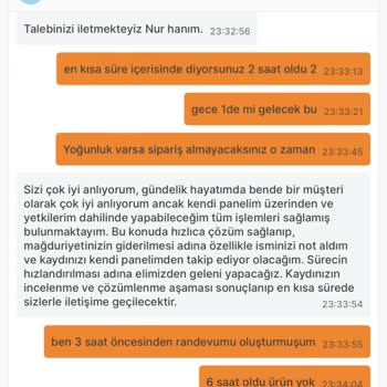 Macro Center 17 Saat Yolda Gözüken Sipariş :)