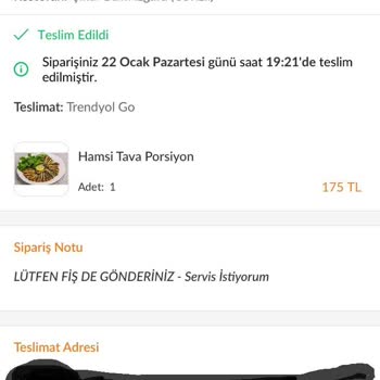 Trendyol Yemek Siparişimde Fiş Talebim Ve Üzücü Sonuç