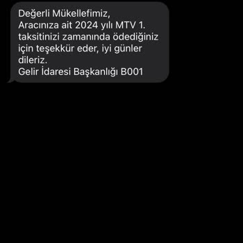Gelir İdaresi Başkanlığı Aracım Yokken MTV Teşekkür Mesajı Aldım!