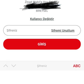Ziraat Bankası Online Şifremi Unuttum