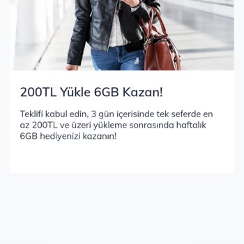Bimcell 200 TL Yükleme Yapana Dediği 6gb Hediyesini Vermedi
