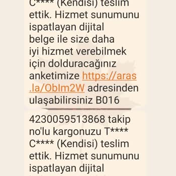 Aras Kargo Çorlu'da Kargoların Apartman Girişine Bırakılması Sorunu