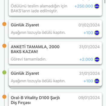 Banabak Uygulaması Ödülümü Göndermedi