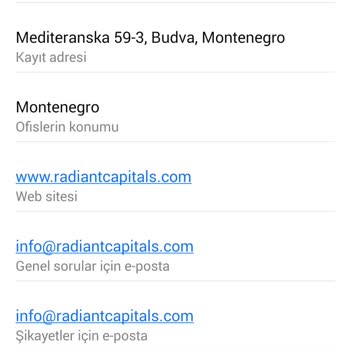 Radiant Capital Radiant Global Forex Benim Hayatimi Bitirdi