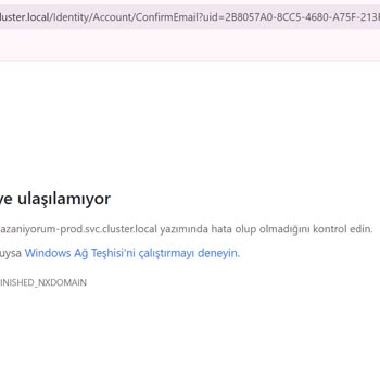 LC Waikiki Kazanıyorum Uygulaması E-POSTA Onay Hatası