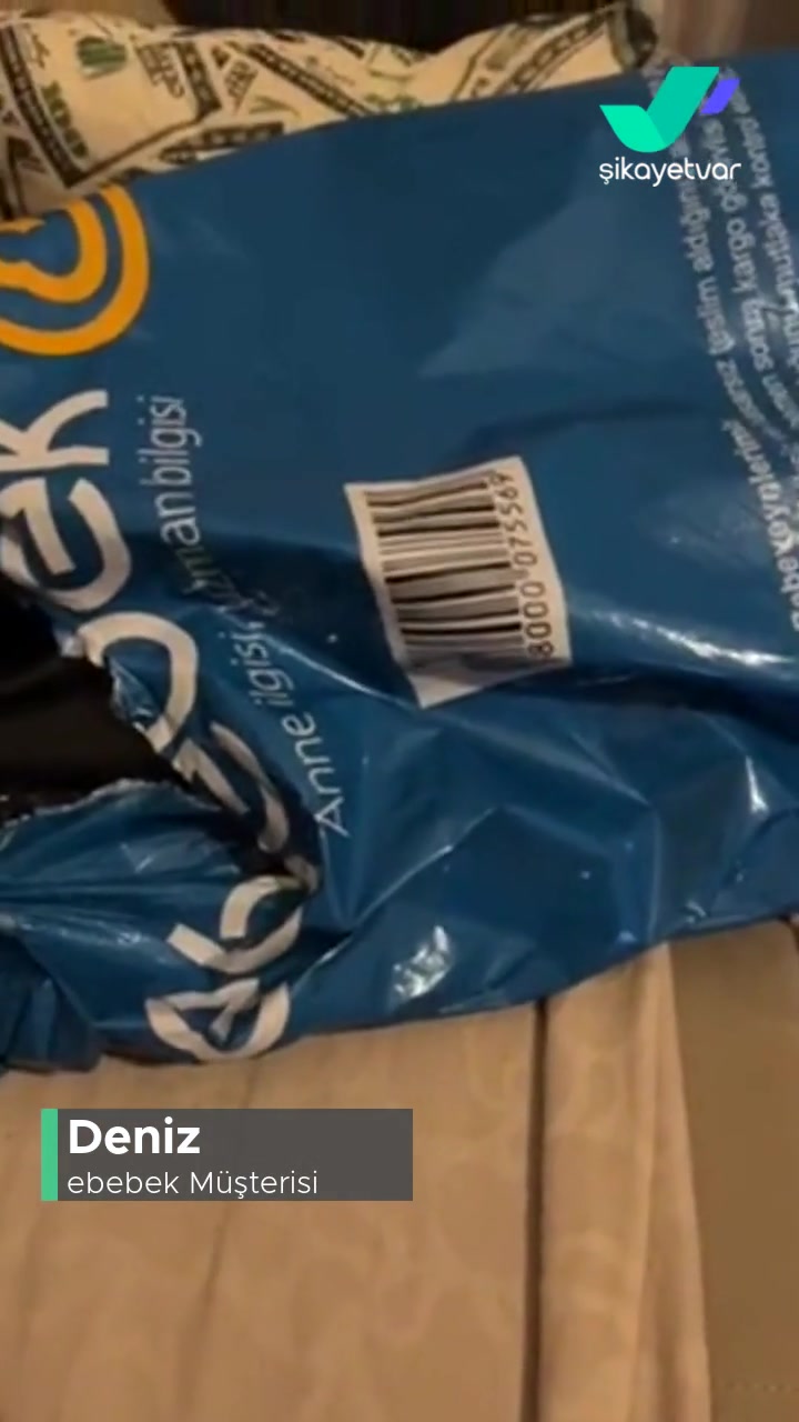 Ebebek Kargodan Gelen Açık Paketli Ürünler videonun kapak resmi