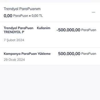 CardFinans Trendyol 500 TL Değerindeki Puanın Alınması