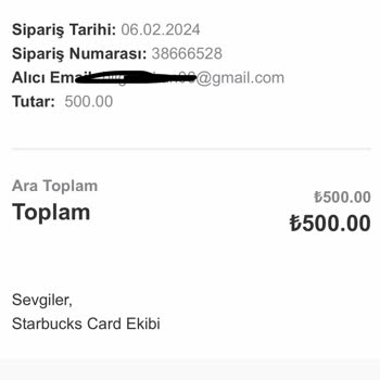 Starbucks Müşteri Hizmetleri Sorunumu Çözmedi Param Çöp