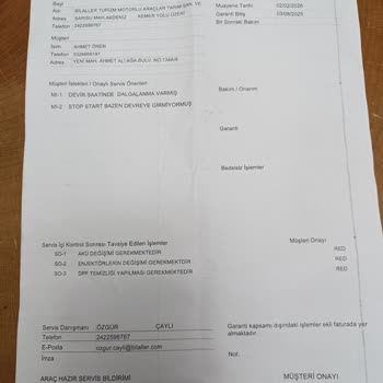 Fiat Servisinin Ayıbı