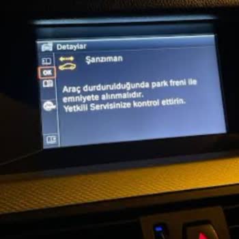 BMW X1 1,8 Park Pozisyonuna Alın Uyarısı