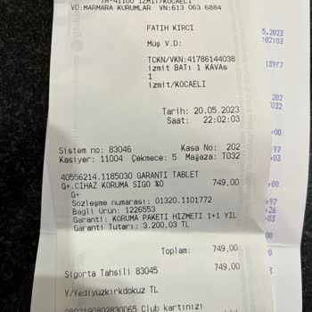 Media Markt Tablet Kasko Hayal Kırıklığı