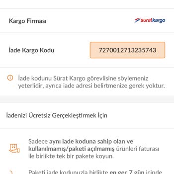 Trendyol Güvencesi İle Trendyol'dan Alınan Ürünün Akıbeti Belli Değil.