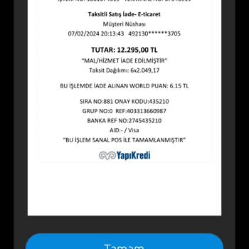 Teknobiyotik Parası Ödenmiş Ürün İptali