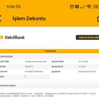 CV Marker Hesaptan Para Çekiyor