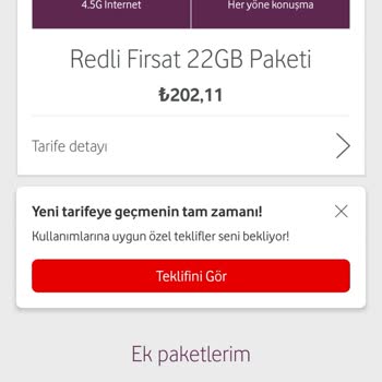 Vodafone On Saniye Arayla Değişen Tarife Fiyatları Aldatmacalı