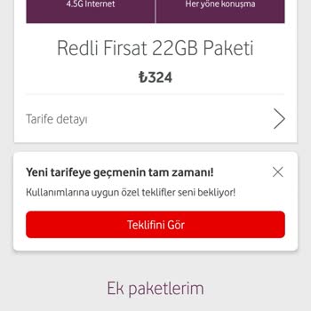 Vodafone On Saniye Arayla Değişen Tarife Fiyatları Aldatmacalı