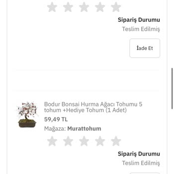 PttAVM Eksik Tohum Gönderildi
