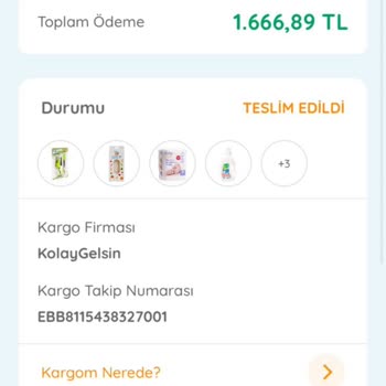 Ebebek Eksik Kargo Gönderdiği İptal Ettiğim Halde Para İadesi Yapmıyor