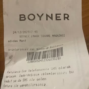 Boyner Kusurlu Ürünü İade Almıyor