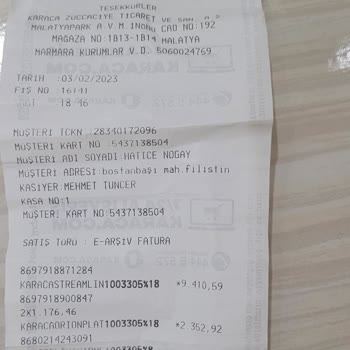 Karaca Züccaciye Karaca Tedarik İşlemleri