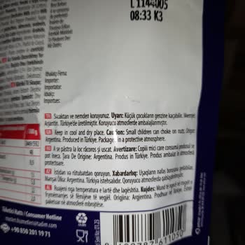 Tadım Kapalı Paket Ürününde İstenmeyen Yabancı Madde