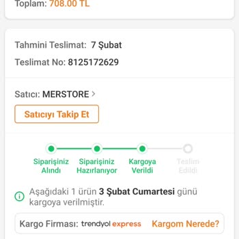 Trendyol Ürünüm Gelmedi. Kargom Kaybolmuş Toplam 5 Gün Oldu