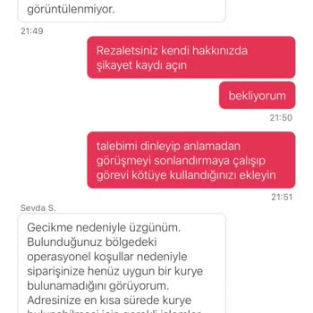 Yemek Sepeti Ve Müşteri Temsilcisinin Hatalarını Kapatmaya Çalışması