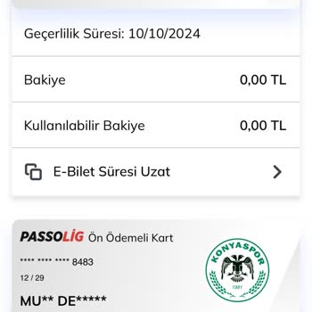 Passolig Kart İptali Hakkında