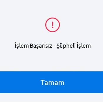 Ziraat Bank İşlem Başarısız-Şüpheli İşlem Diyor Alışveriş Yaptırmıyor