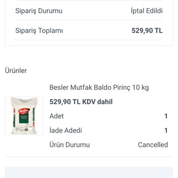 Bizim Toptan Market Geciken Ürün Teslimatı Ve İletişim Sorunu
