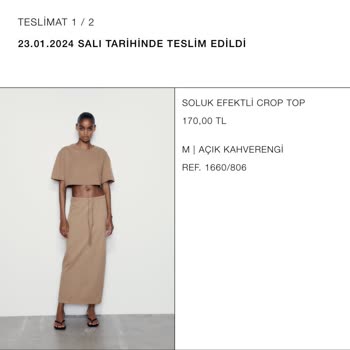 Zara İade Edilen Ürünlerinin Ücretini Eksik Veriyor
