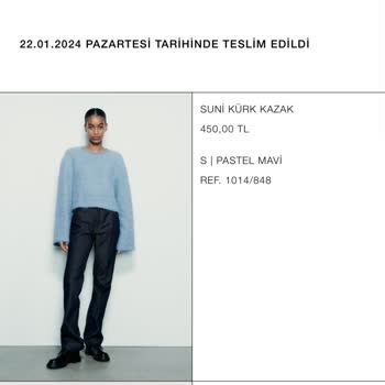 Zara İade Edilen Ürünlerinin Ücretini Eksik Veriyor