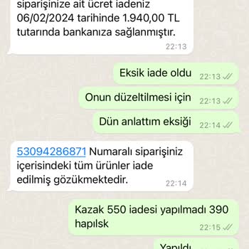 Zara İade Edilen Ürünlerinin Ücretini Eksik Veriyor