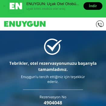 Enuygun.com Kartımdan İki Kere Ücret Çekti Ve İade Yapmıyor!